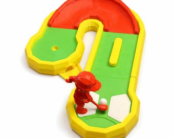 Mini Golf Desk Game STL — Modular 3D Print Tabletop Golf Set Father Gift