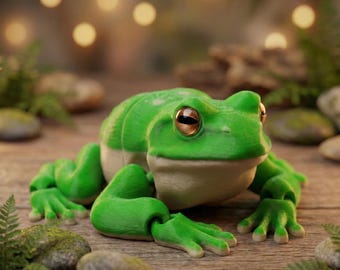 Articulated Tree Frog STL File 3D Print Flexi Fidget Frog Toy (Digital Download)