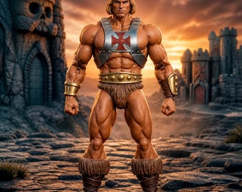 Articulated Action Figure STL File | 15cm Posable Toy Model (Digital Download)