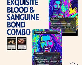 Proxy personalizado de Vínculo de Sangre y Sangre para MTG