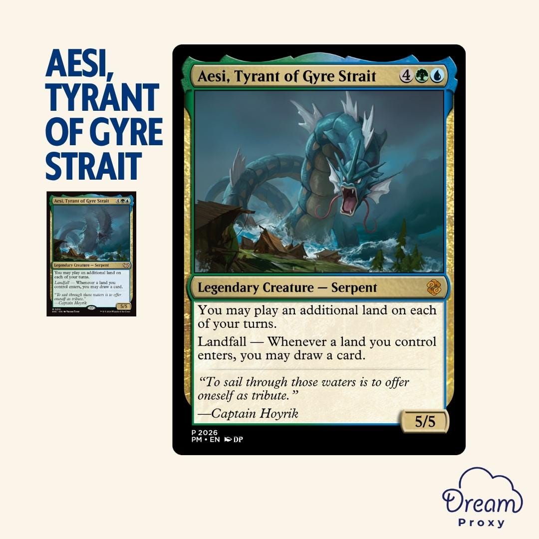 mtg aesi commander deck list Aesi, Tyrant of Gyre Strait Top 85 Legendary Creature Serpent MTG Aesi, Tyrant of Gyre
