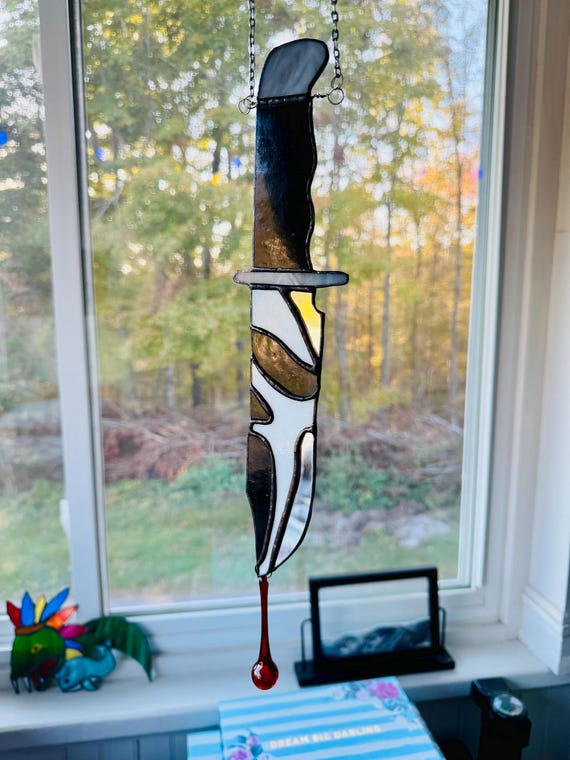Stained Glass Ghostface Knife