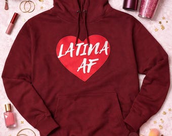 Sudadera con capucha y forro polar Latina AF Heart
