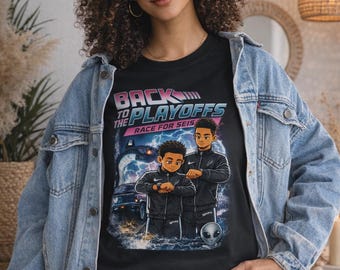 Dream Playoffs graphic Tee | Vintage arcade style illustration