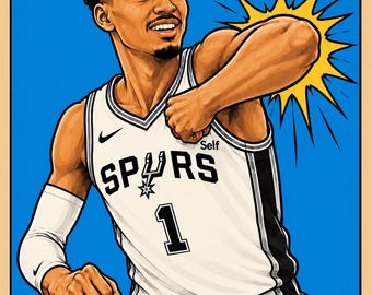 Crazy Hispanic Victor Wembanyama San Antonio Spurs Shirt (Image Only)