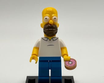 Custom The Simpsons - Homer Simpson Mini-figure Toy Collectibles