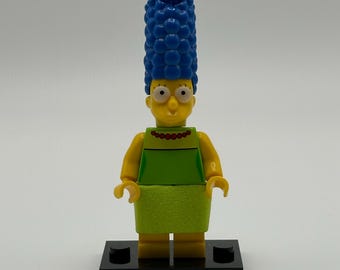 Custom The Simpsons - Marge Simpson Mini-figure Toy Collectibles