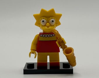 Custom The Simpsons - Lisa Simpson Mini-figure Toy Collectibles