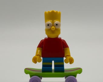 Custom The Simpsons - Bart Simpson Mini-figure Toy Collectibles