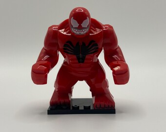 Custom Marvel Spiderman Mini-figure Carnage Collectible Toy Superhero Big Fig V2