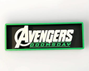 Avengers Doomsday 3D printed Logo Sign Wall Desk Shelf Art 18 cm Long 6 CM wide