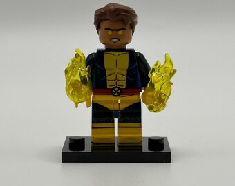 Custom Marvel X-men Sunspot Mini-figure Collectible Toy 4-5cm