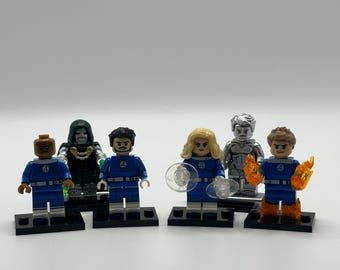 Custom Marvel Fantastic Four Mini-figures Collectible Toy Superhero’s Bundle
