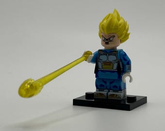 Dragonball Z Vegeta Super Saiyan 2 Custom Mini-figure Toy Collectible Anime Manga