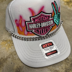 Harley Davidson Trucker Hat - Etsy display picture 3