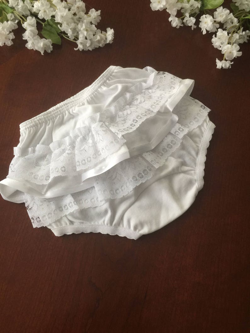 Cotton White Bloomer Lace Bloomer Cover Diaper Baby Girl Etsy