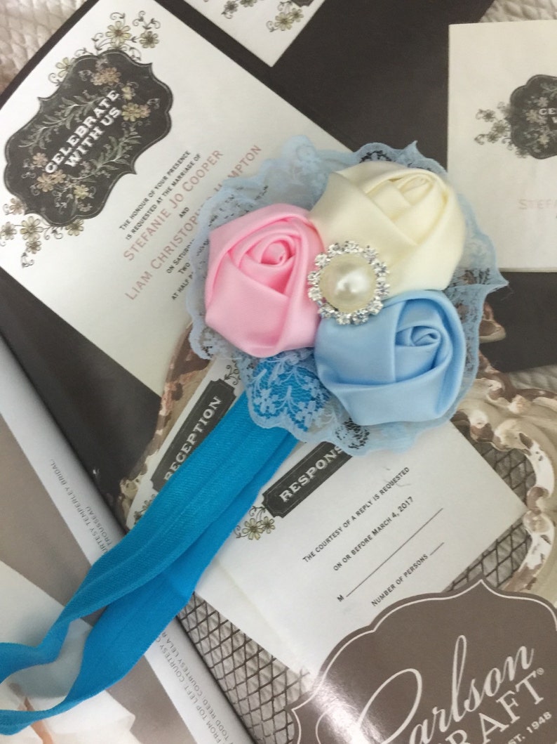 Baby Head Band Toddler Headband Girl Wedding Accessory Girl Etsy