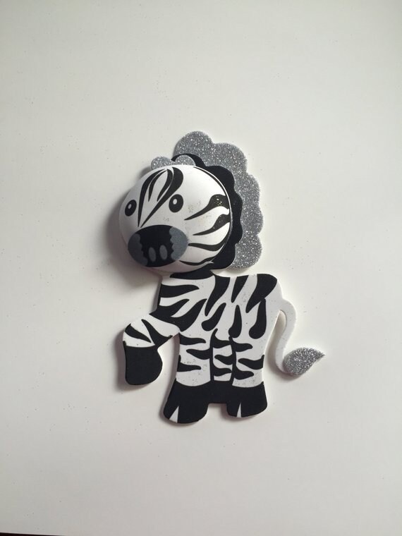 Animal Foam Zebra Foam Party Decor Centerpiece Supplies Etsy