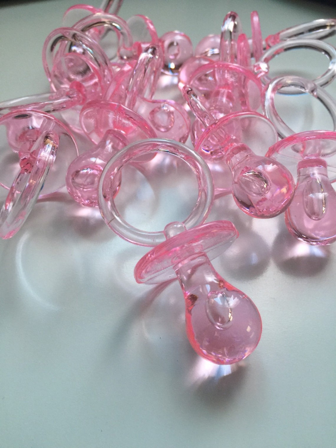 12 Baby shower Pacifiers 3 1/4pink pacifier blue Etsy