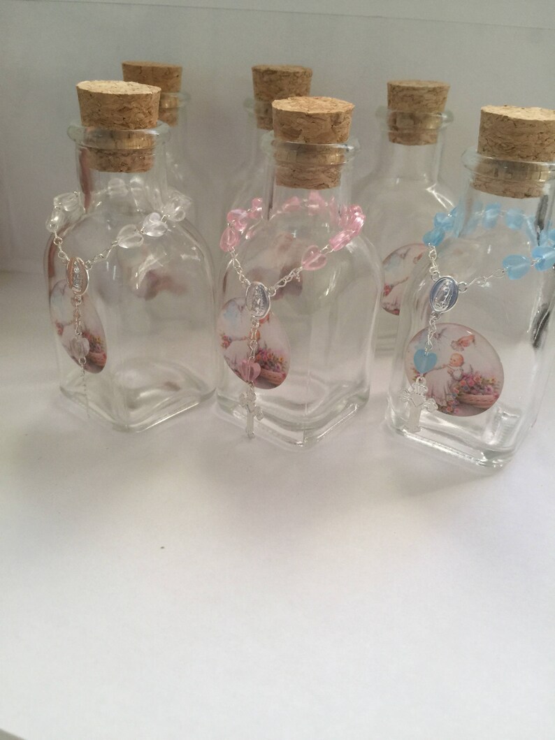 Holy Water Bottles decor bottler Baptism favors holy water Etsy