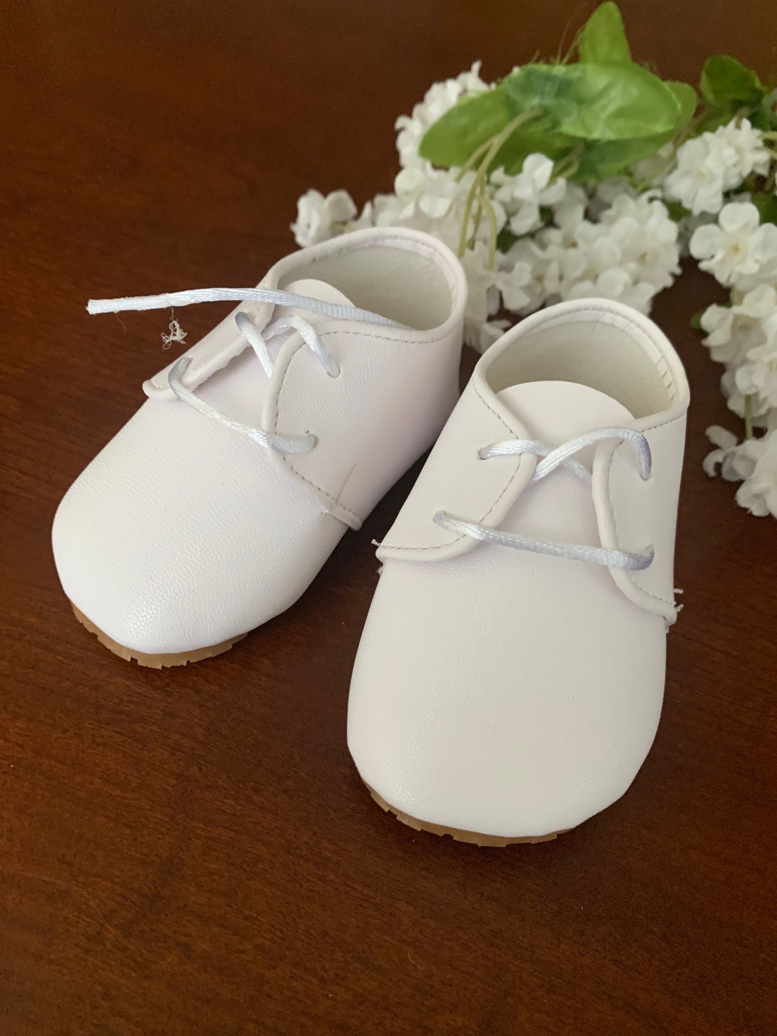 Baptism Shoes Small Baby Boy Baptism Shoes White Shoes Etsy