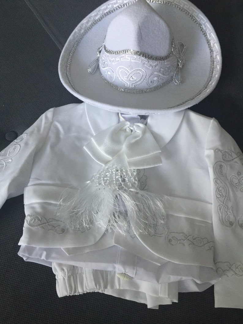 6 piezas Traje Charro Bautismo primera comunión o ceremonia Etsy