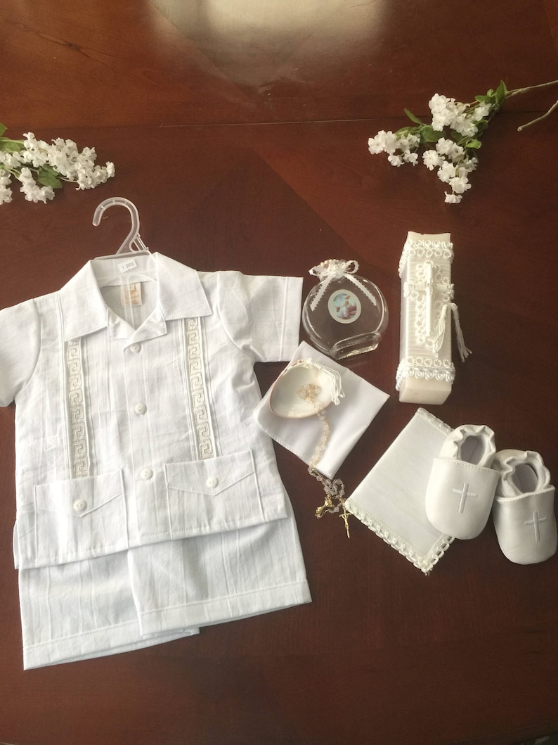 baptism candle set for baby boy