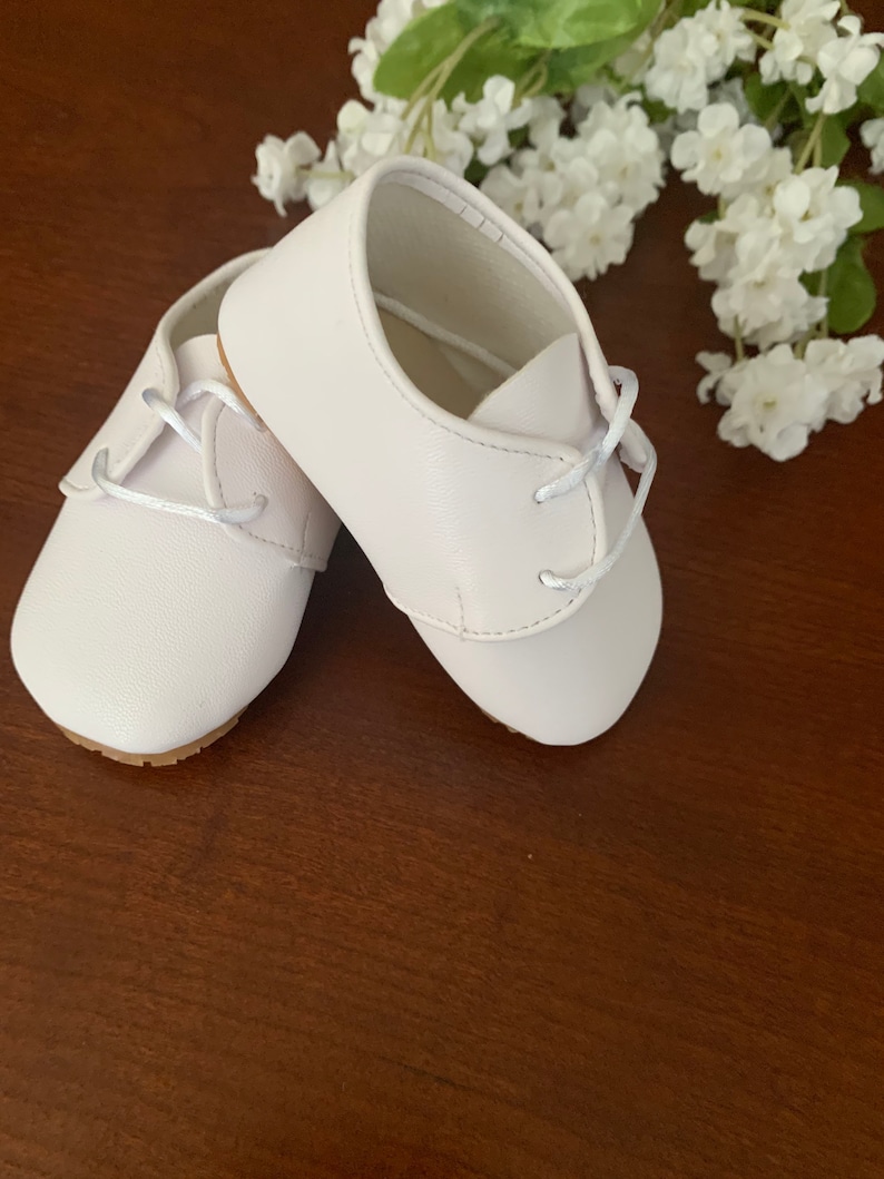 Baptism Shoes Small Baby Boy Baptism Shoes White Shoes Etsy