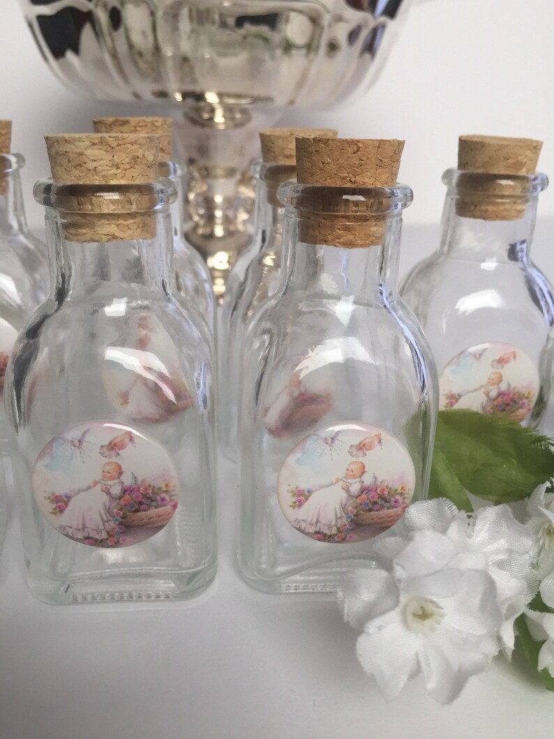 Holy Water Bottles decor bottler Baptism favors holy water Etsy