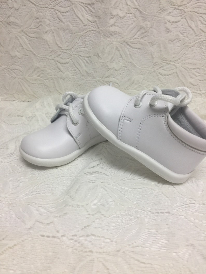 Baptism shoes baby boy baptism shoes white shoes Etsy