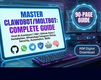 Clawdbot Moltbot AI Assistant Guide | WhatsApp Telegram Setup (PDF Download)