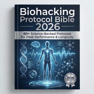 Biohacking Protocol Bible 2026 | 60+ Science-Backed Protocols for Peak Performance & Longevity