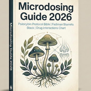 Microdosing Guide 2026 | Psilocybin Protocol Bible | Fadiman Stamets Stack | Drug Interactions Chart