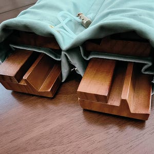 Velvet Mahjong Rack Bag | Extra Thick | 4 Compartments | Bag for Mah Jongg Racks image 2