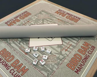 Velvet Mahjong Mat Bag | Sleeve for Mah Jongg Mat | Mahjong Mat Storage