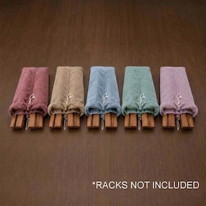 Velvet Mahjong Rack Bag | Extra Thick | 4 Compartments | Bag for Mah Jongg Racks