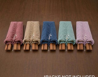 Velvet Mahjong Rack Bag | Extra Thick | 4 Compartments | Bag for Mah Jongg Racks