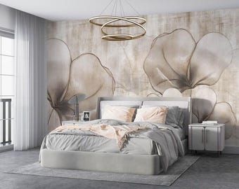 Tropical forest| Tropical Leaves mural design| wall art