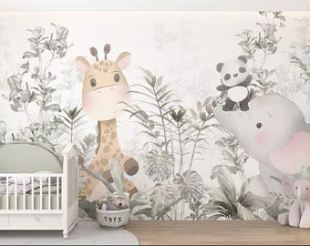Animall mural design |wallapaper |wall art