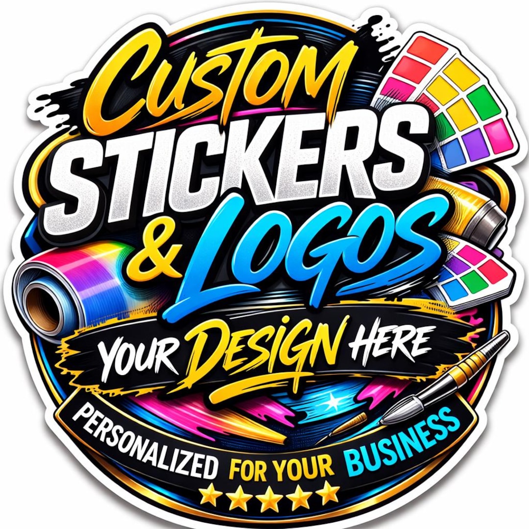 Custom Vinyl Stickers | Personalized Logo Decals | Die Cut Business ...