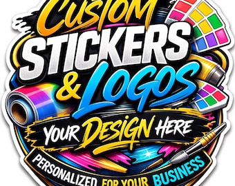 Custom Vinyl Stickers | Personalized Logo Decals | Die Cut Business Graphics