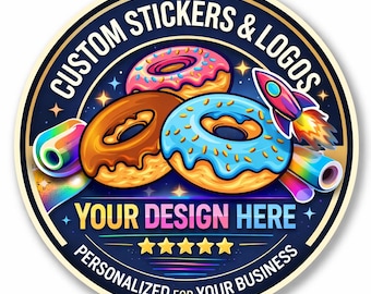 Custom Vinyl Stickers | Die Cut Logo Decals | Waterproof Business Logos