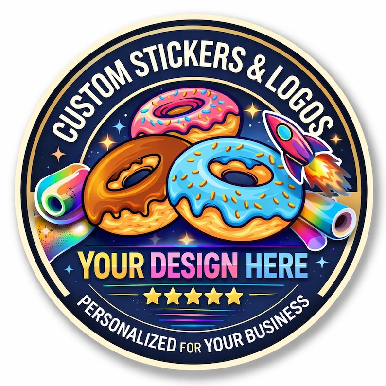 Custom Vinyl Stickers | Personalized Logo Decals | Die Cut Business ...