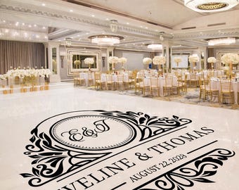 Customizable Birthday Dance Floor Decal Wrap, Removable Vinyl Sticker