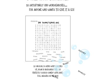 The Skanky School-Bag Wordsearch - 3-page digital sampler