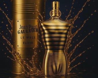 Jean Paul Gaultier Le Male Elixir Cologne – Long Lasting Men's Fragrance 4.2 oz