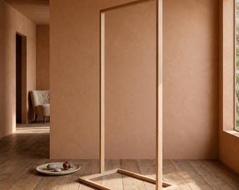 Natural Wood Wedding Sign Stand, Custom Event Display Holder, Unfinished Minimalist Design, Welcome Sign Stand