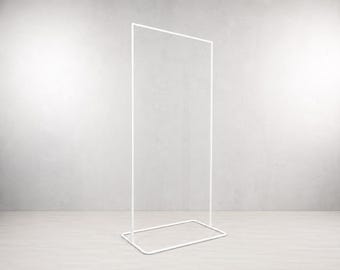 Portable Wedding Sign Stand, Metal Banner Holder, Travel-Friendly Sign Frame, Lightweight Event Display Post, Modern Wedding Decor
