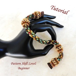 USE that SUPERDUO STASH beaded bracelet beading tutorial and pattern seed beads jewelry beadweaving tutorials pattern beadwork instructions