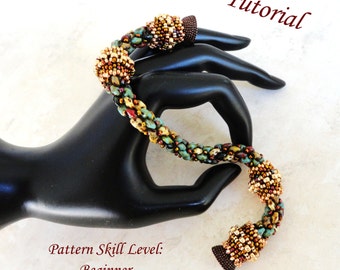 USE that SUPERDUO STASH beaded bracelet beading tutorial and pattern seed beads jewelry beadweaving tutorials pattern beadwork instructions